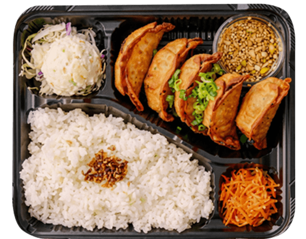 甘酢ネギダレ餃子弁当