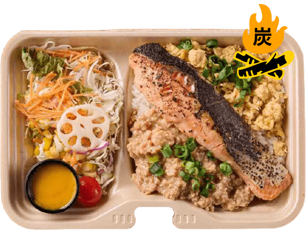 銀シャケ西京漬け&そぼろ弁当