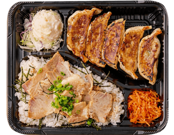 餃子チャーシュー弁当